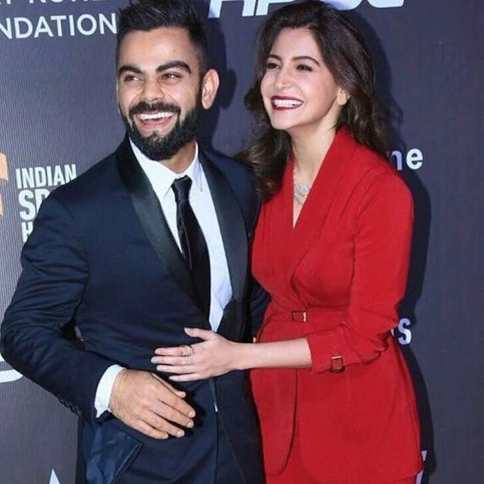 Virat Kohli, Anushka Sharma at the award ceremony 1