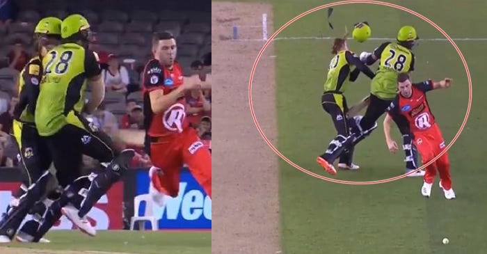 WATCH: Gurinder Sandhu runs-out his teammate Jonathan Cook in a bizarre manner