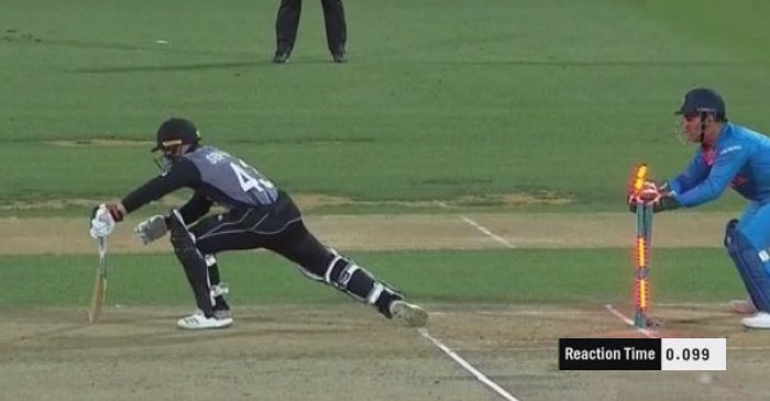 WATCH: MS Dhoni’s lightning quick stumping to dismiss Tim Seifert