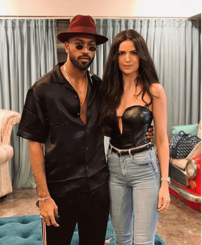 Hardik Pandya, Natasa Stankovic