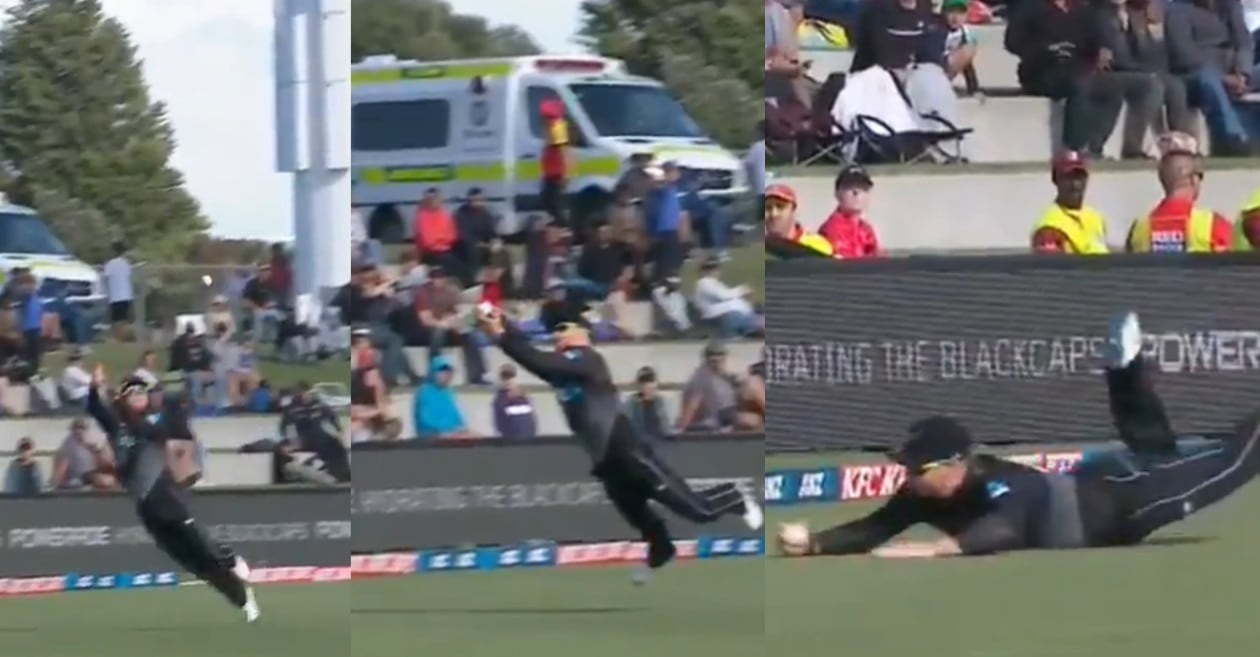 NZ vs WI: WATCH – Glenn Phillips takes a blinder to remove Kyle Mayers in 2nd T20I