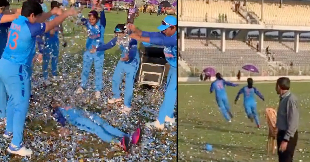 WATCH: Smriti Mandhana interrupts Jemimah Rodrigues’ unique celebration after India seals the Asia Cup title