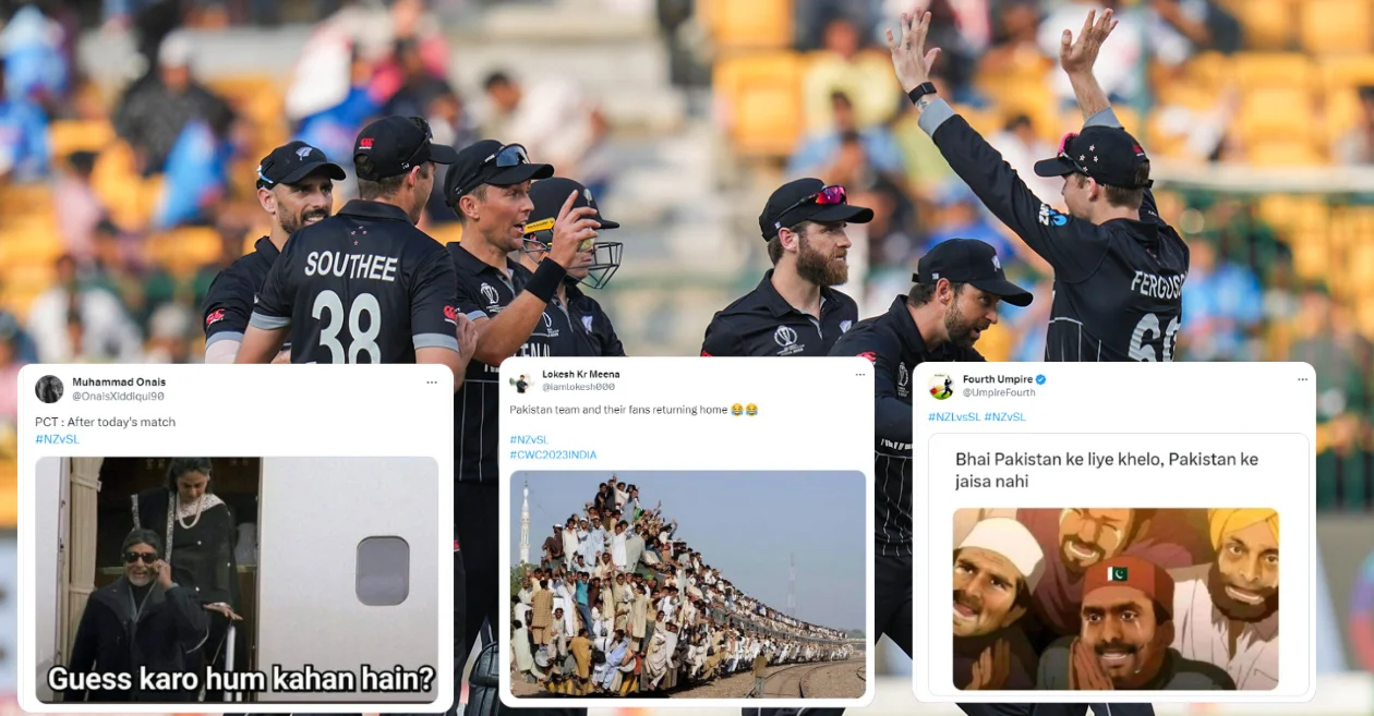 CWC 2023: Netizens spark meme fest as uncertainty rises over Pakistan’s semi-final chances after New Zealand restrict Sri Lanka to 171-run total