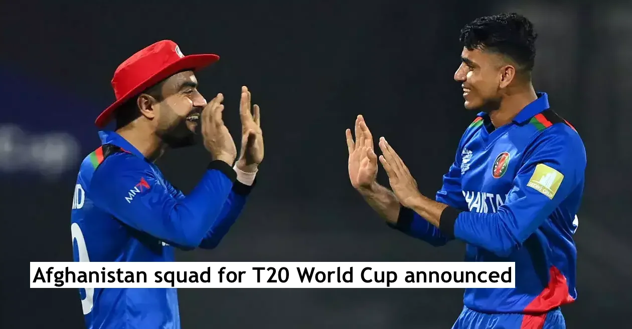 Afghanistan unveils squad for T20 World Cup 2024; Rashid Khan to lead