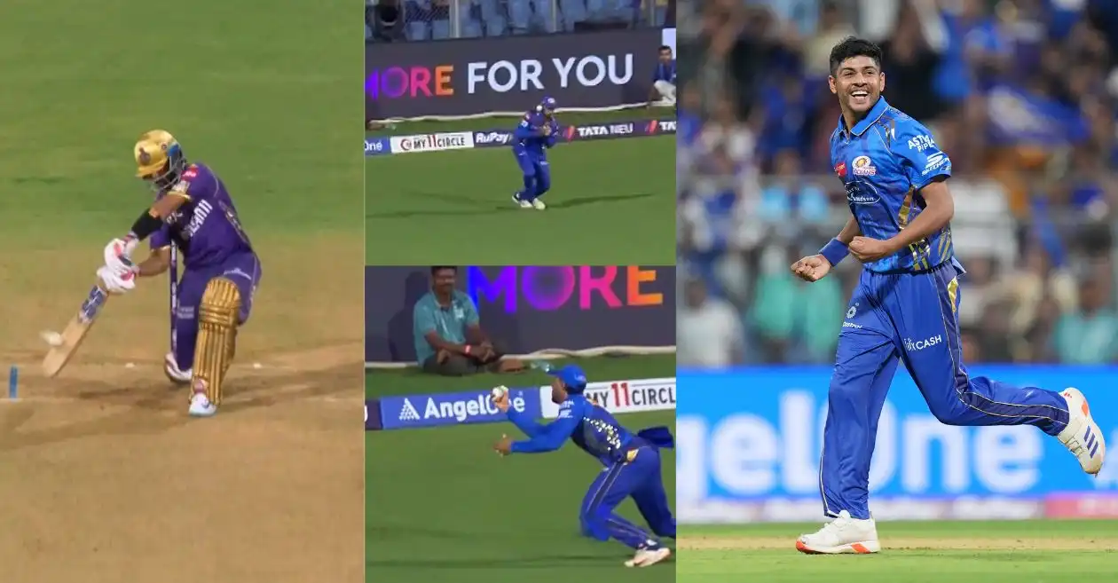 WATCH: MI debutant Ashwani Kumar bags maiden wicket on his first ball in IPL 2025