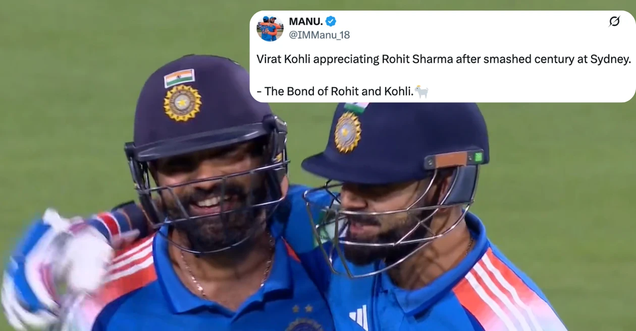 Fans go berserk as Rohit Sharma’s ton and Virat Kohli’s half-century propel India to comprehensive win over Australia in 3rd ODI