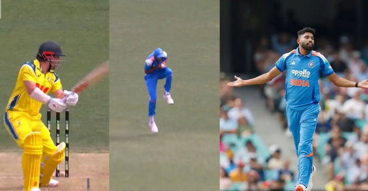WATCH: Prasidh Krishna takes a sharp catch as Mohammed Siraj removes Travis Head – AUS vs IND, 3rd ODI