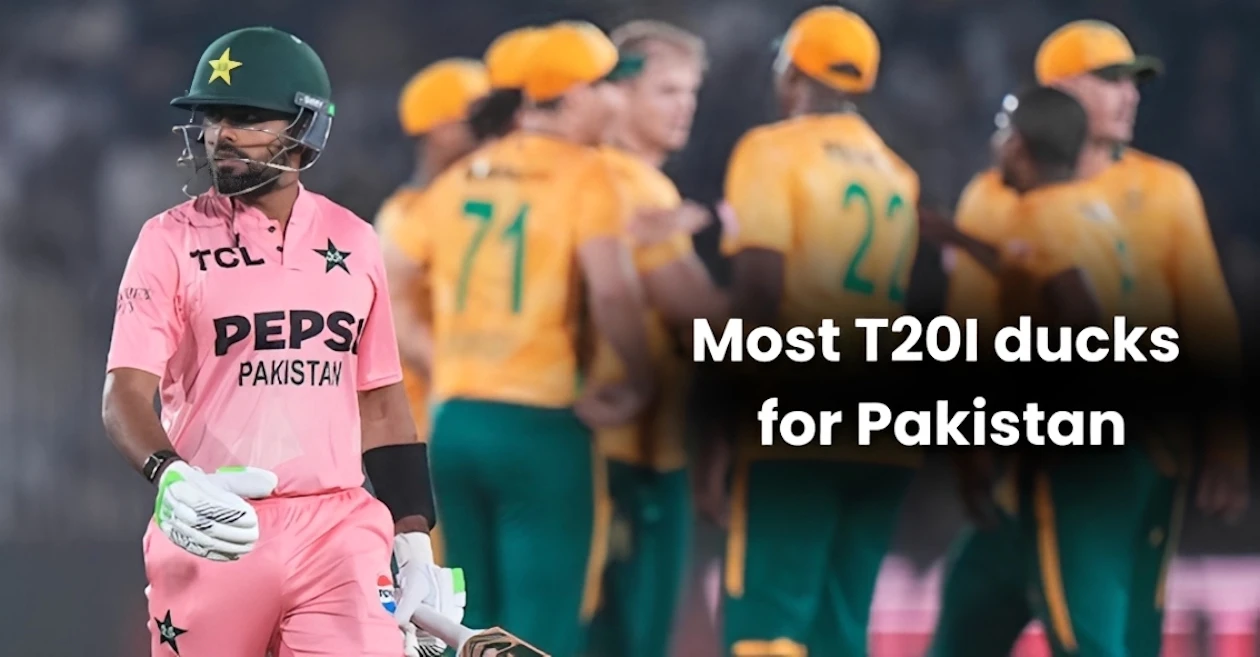 List of most T20I ducks for Pakistan ft. Babar Azam and Shahid Afridi