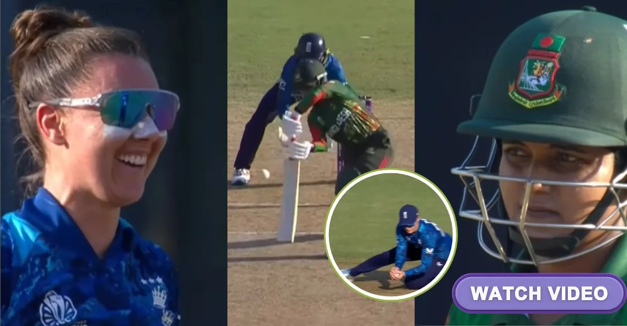 Women’s World Cup 2025 [WATCH]: Bangladesh captain Nigar Sultana departs for a ‘silver duck’ against England