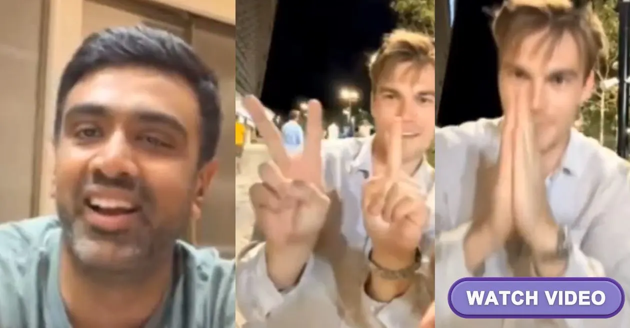 AUS vs IND [WATCH]: Ravichandran Ashwin gets playfully trolled by Australian fan over 2-1 ODI series outcome