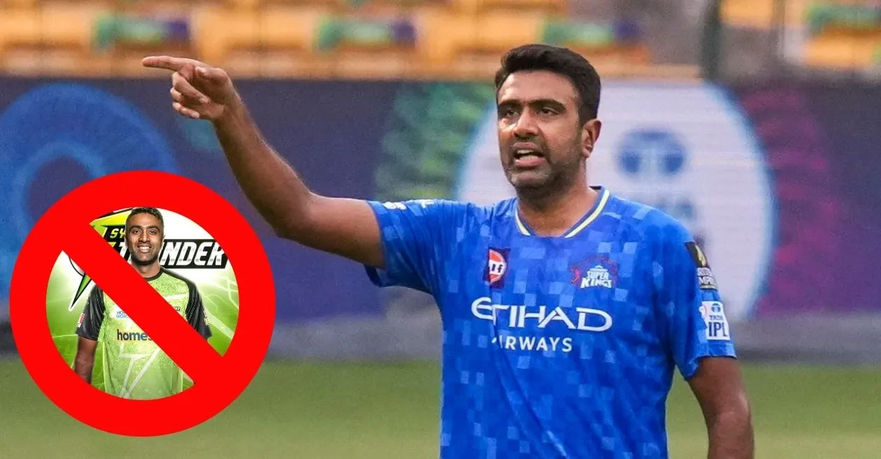 Here’s why Ravichandran Ashwin will miss the Big Bash League (BBL) 2025-26 for Sydney Thunder