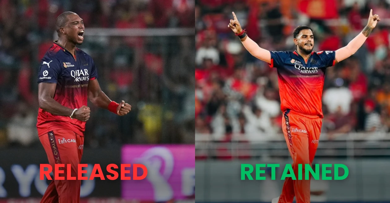 Royal Challengers Bengaluru: Full List of RCB Retentions, Releases, Remaining Slots & Purse | IPL 2026 Auction