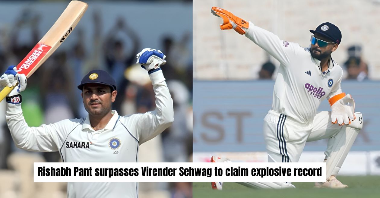 IND vs SA: Rishabh Pant shatters Virender Sehwag’s historic record on Day 2 of Kolkata Test