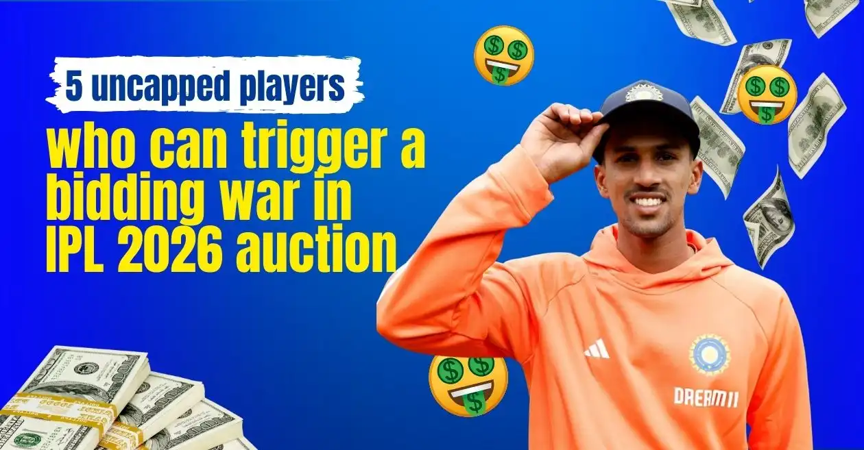 5 uncapped stars who can trigger a bidding war in IPL 2026 mini auction