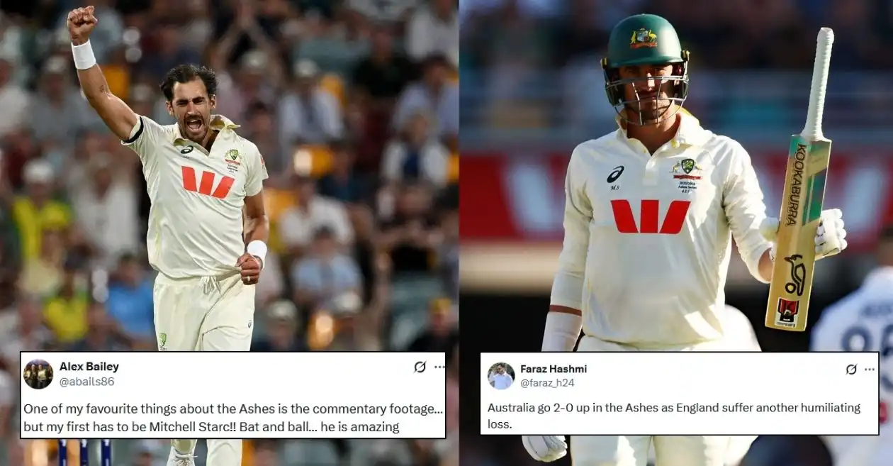Ashes 2025-26: Fans erupt as Mitchell Starc’s all-round heroics helps Australia thrash England in the Gabba Test