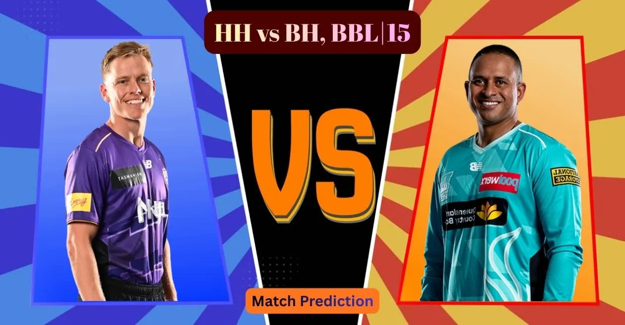 HH vs BH, BBL|15, Match Prediction: Who will win today’s game between Hobart Hurricanes and Brisbane Heat?