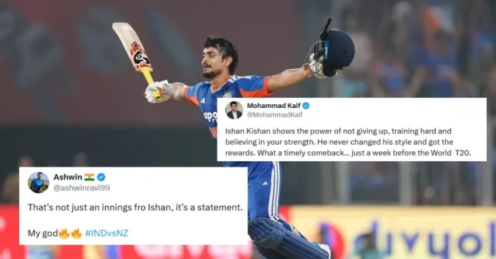 IND vs NZ: Fans erupt as Ishan Kishan’s explosive maiden T20I ton dismantles New Zealand in Thiruvananthapuram
