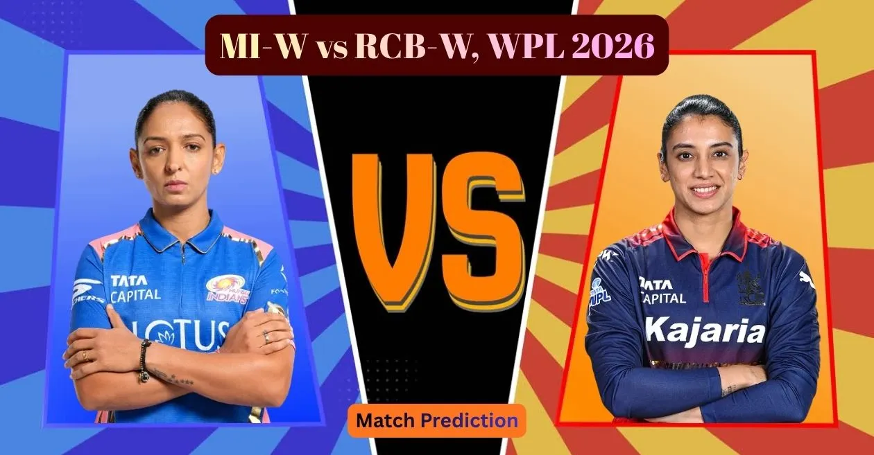 MI-W vs RCB-W, WPL 2026, Match Prediction: Who will win today’s game between Mumbai Indians and Royal Challengers Bengaluru?
