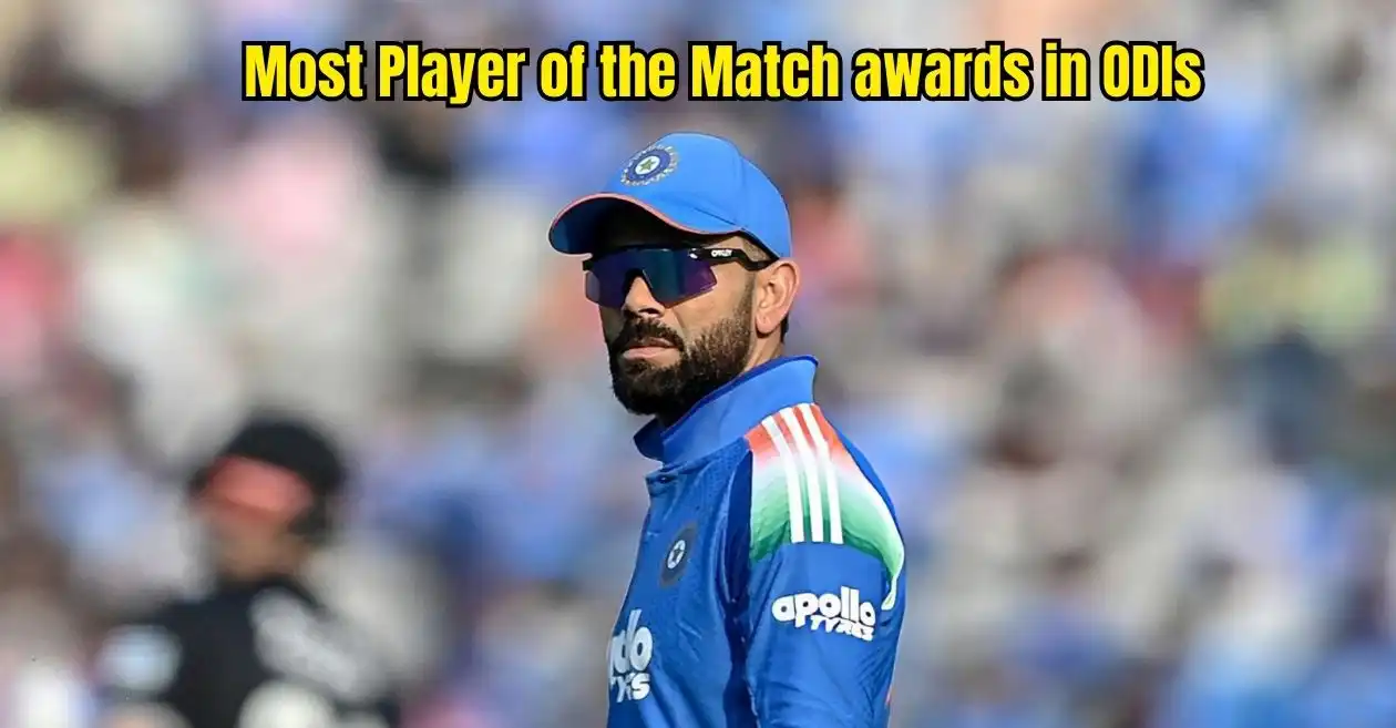 Top 3 cricketers with most Player of the Match awards in ODIs ft. Virat Kohli