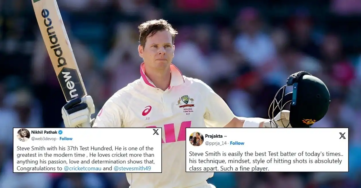 Ashes 2025-26: Fans go wild as Steve Smith lights up SCG with 37th century in Test cricket