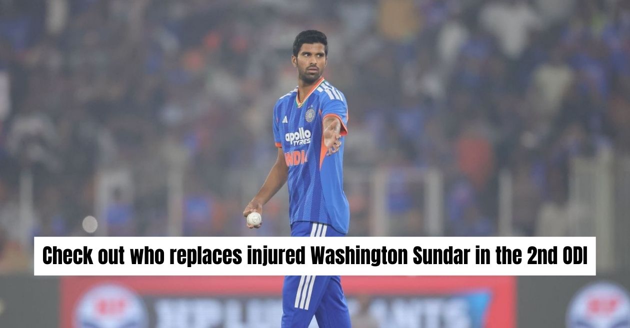 IND vs NZ: Who replaces injured Washington Sundar? Here is India’s playing XI for the Rajkot ODI