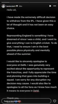 Ben Duckett's story