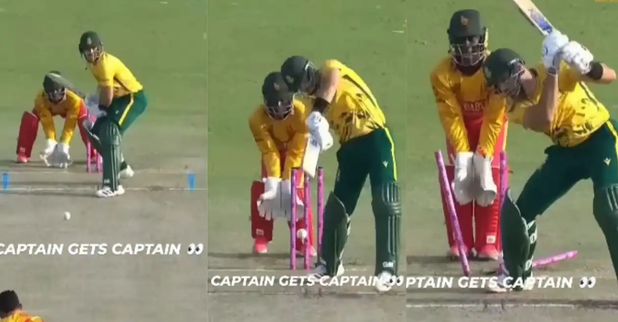WATCH: Sikandar Raza cleans up Aiden Markram with a carrom ball stunner in ZIM vs SA T20 World Cup 2026 clash