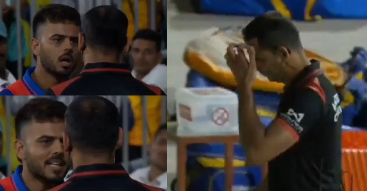 IPL 2026 [WATCH]: Nitish Rana loses cool at umpire following glove-change denial to Tristan Stubbs in CSK vs DC game