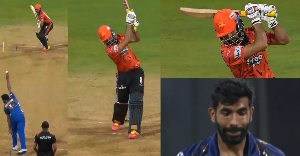 IPL 2026 [WATCH]: Rising sensation Salil Arora launches a stunning no-look six off Jasprit Bumrah in MI vs SRH showdown