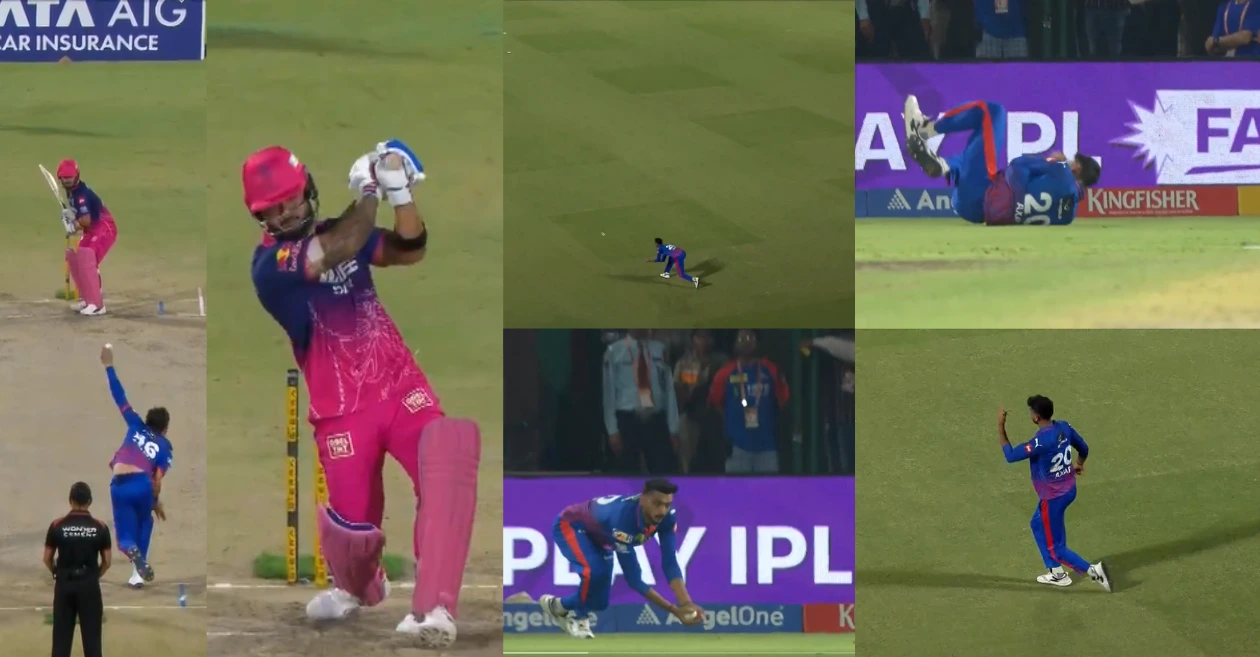 IPL 2026 [WATCH]: Axar Patel’s spectacular diving catch removes Riyan Parag during DC vs RR showdown