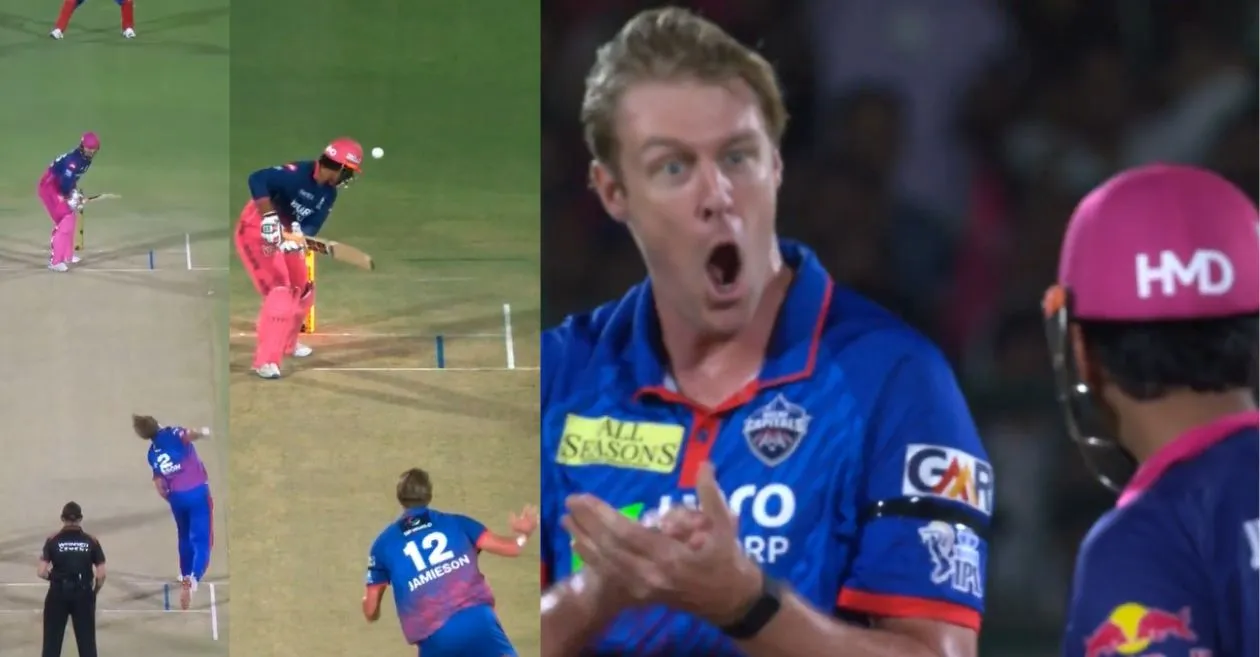 IPL 2026 [WATCH]: Kyle Jamieson’s toe crushing yorker sends Vaibhav Suryavanshi packing during RR vs DC encounter