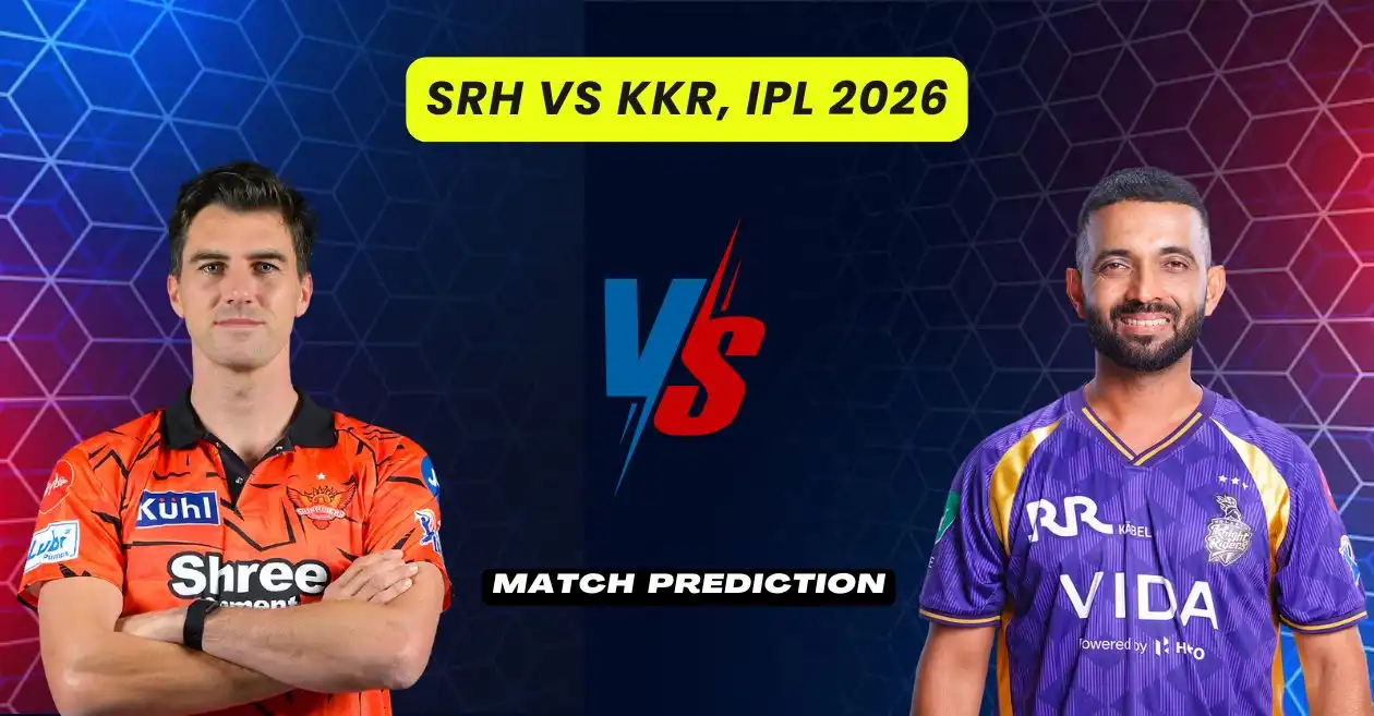 SRH vs KKR, IPL 2026, Match Prediction: Who will win today’s game between Sunrisers Hyderabad and Kolkata Knight Riders?