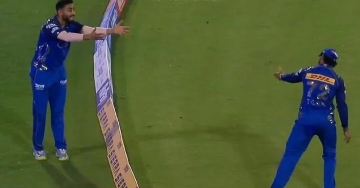 IPL 2026 [WATCH]: Tilak Varma-Naman Dhir catch confusion costs MI as RCB seal last-ball thriller in Raipur